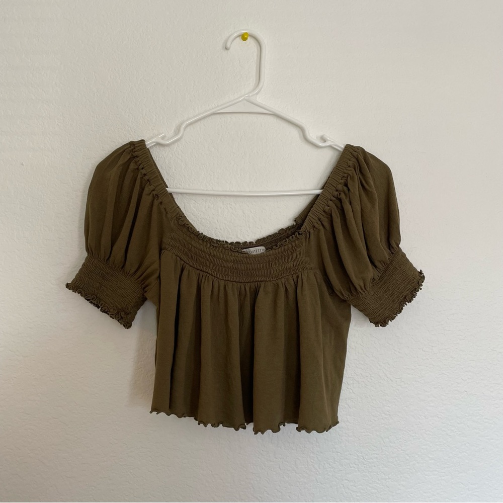 Urban Outfitters Green Blouse